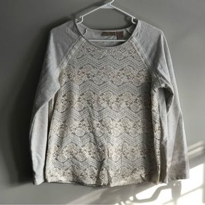 Art & Soul Blouse Womens Size Large Off White